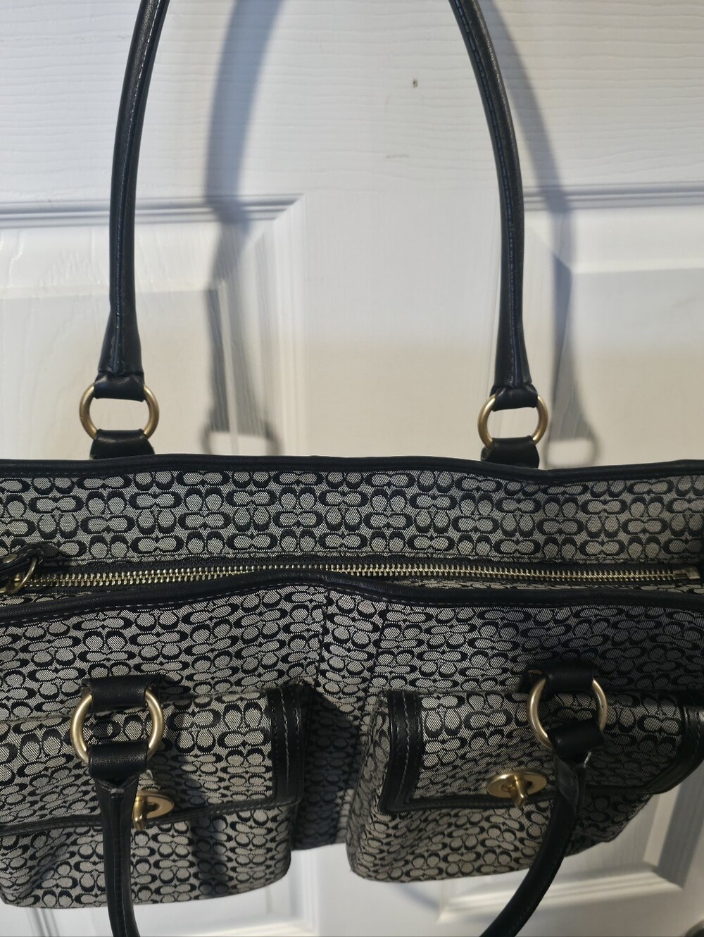 Coach Soho Y2k Black Dual Turnlock Business Bag ‼️Nwot RARE‼️ - Picture 12 of 17